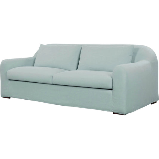 Harper Slipcover Sofa by LH Imports. Made from polyester, linen, feather, hr foam, dacron, pine, plywood, poplar, oak, rubberwood in a unique style.