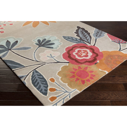 HQL-8033 Rug by Surya in camel, denim, dusty sage, ice blue, navy, red. Made from 100% new zealand wool in a unique style.