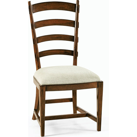 Casual Accents Walnut Dining Chair by Jonathan Charles in medium walnut. Made from acacia, foam, fabric in a modern style.