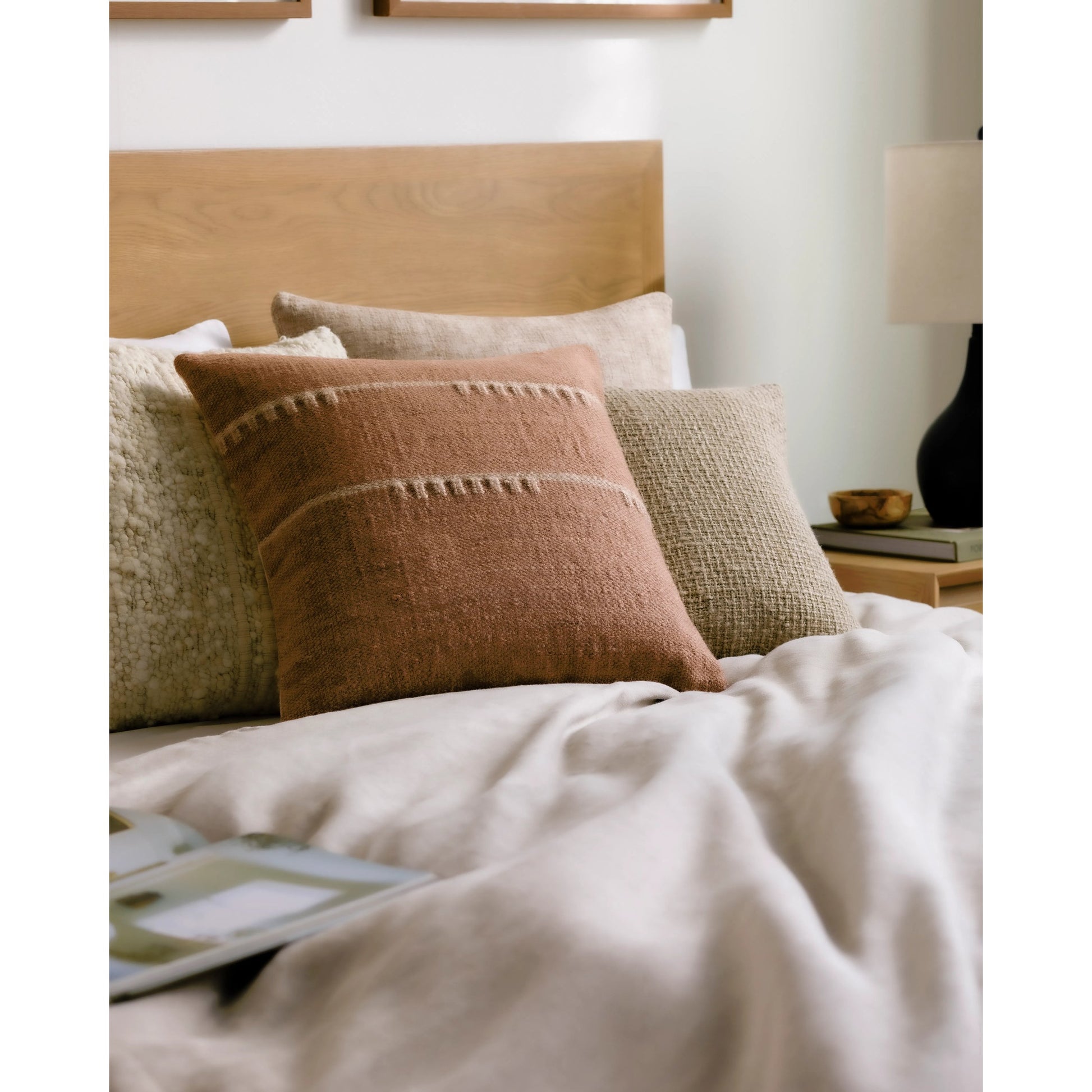 Harry Accent Pillow - 533793 by Surya. Made from wool, cotton in a modern style.