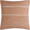 Medium Brown, Oatmeal / Down Feather / 18" x 18"
