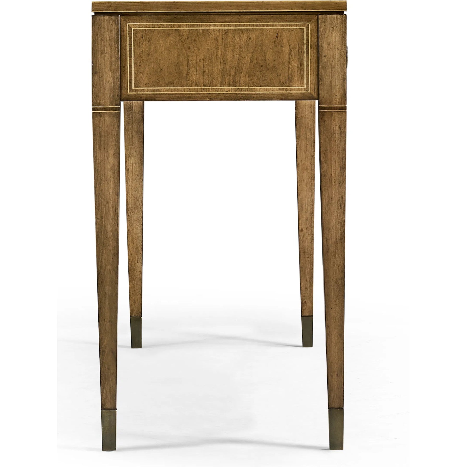 Sundial Console Table by Jonathan Charles in sun bleach cherry. Made from cherry veneer in a traditional style.