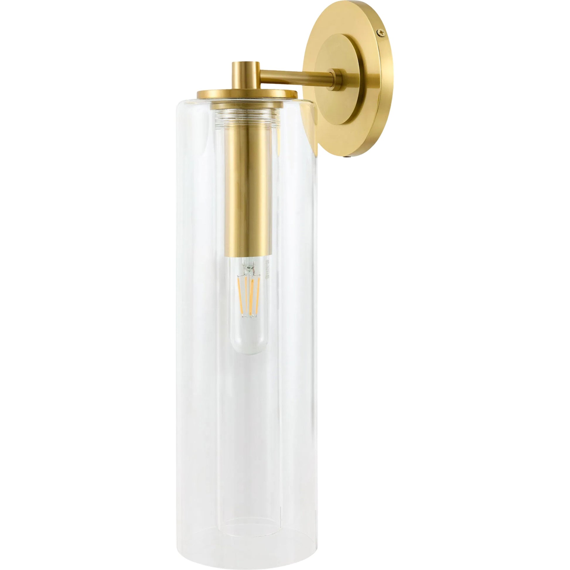 Hashira Wall Sconce by Surya. Made from iron, glass in a modern style.