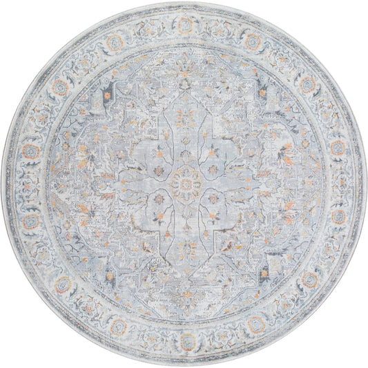 Hassler Rug - 32312 by Livabliss in light slate, charcoal, mustard, plum. Made from main: 50% polyester, main: 50% polypropylene in a unique style.