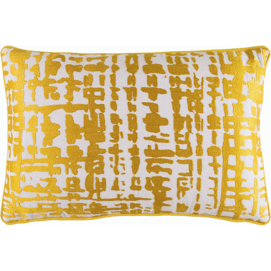 Hessian Pillow - 6976 by Surya. Made from front: 55% linen, 45% cotton in a modern style.