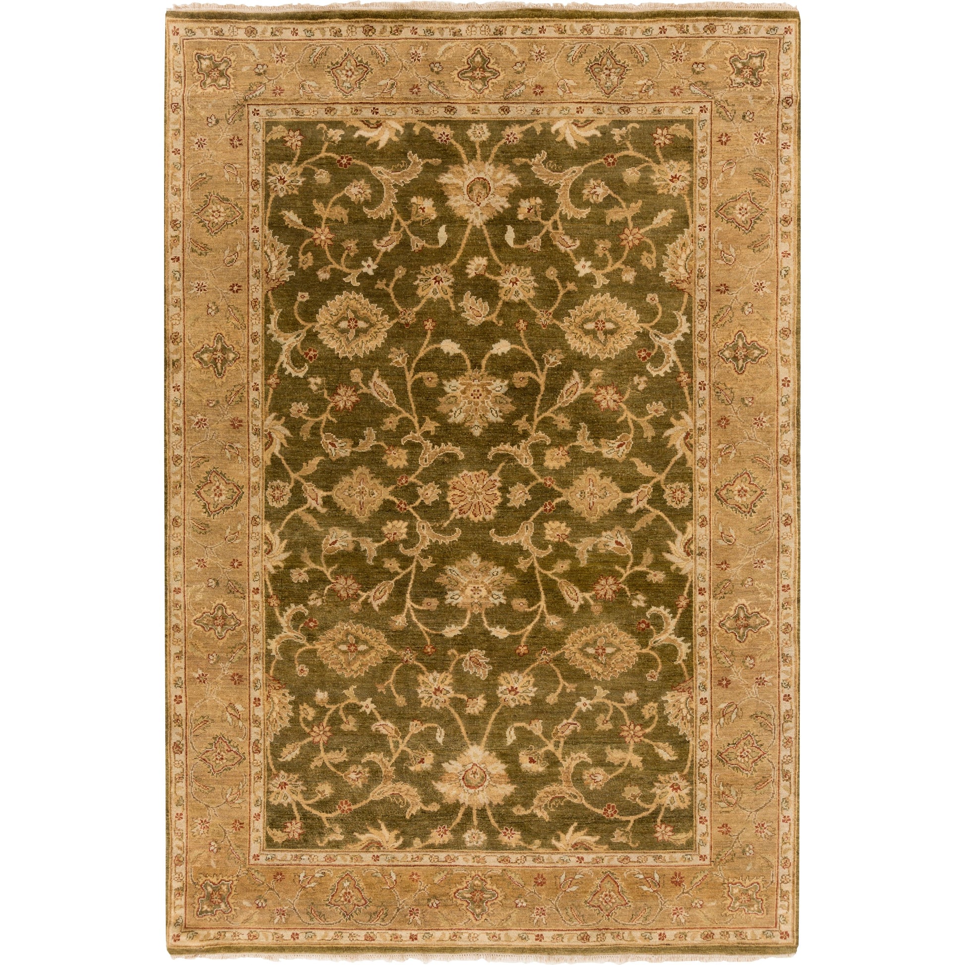 History Rug - 10657 by Surya in tan, brown, olive, ivory. Made from unique in a unique style.