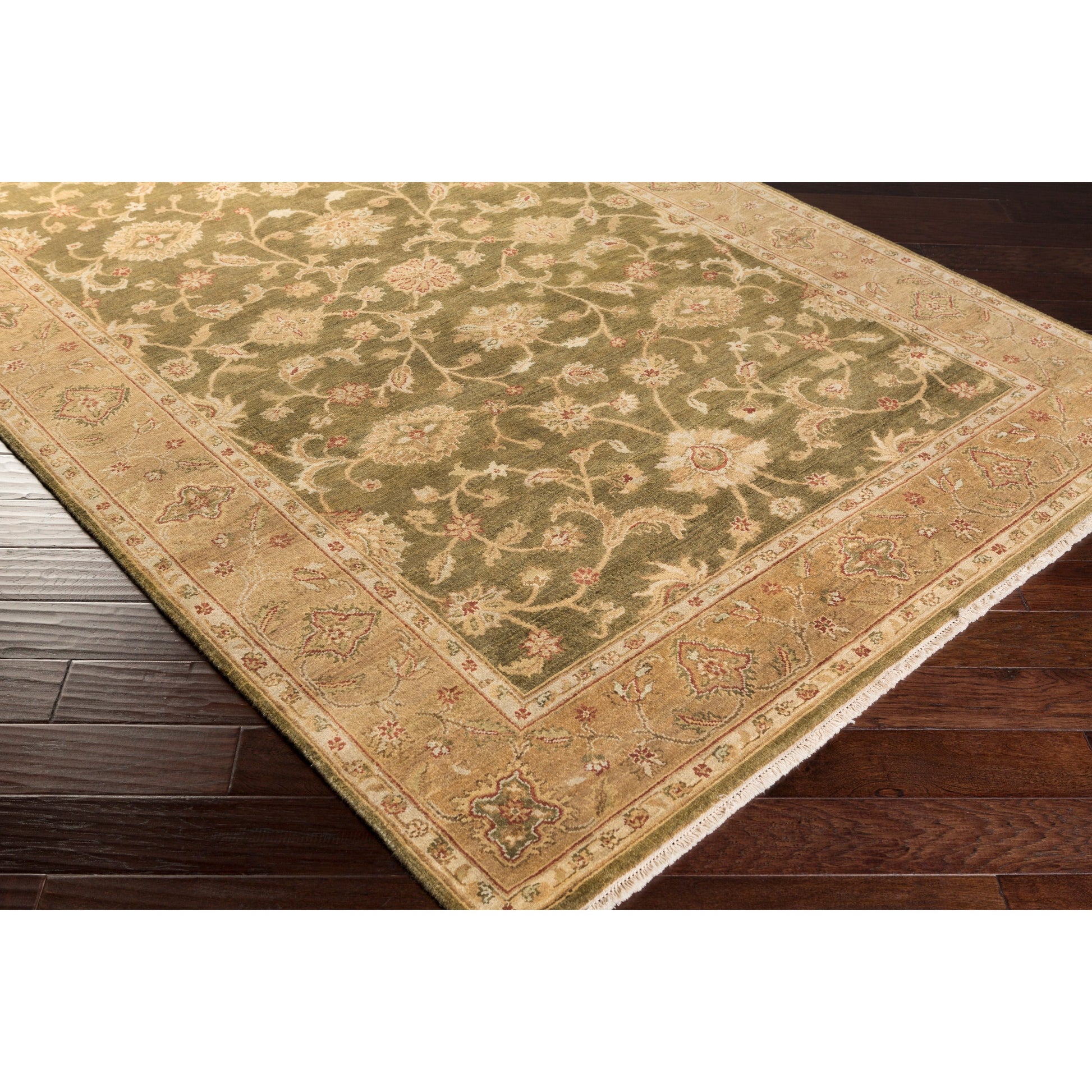 History Rug - 10657 by Surya in tan, brown, olive, ivory. Made from unique in a unique style.