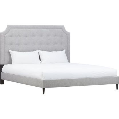Zest Scooped Welt Upholstered Bed by Zest. Made from mdf, partical board in a modern style.