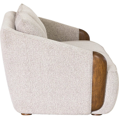 Heritage Sofa by LH Imports in beige, wheat. Made from hardwood, foam, polyester, plywood, rubberwood in a unique style.