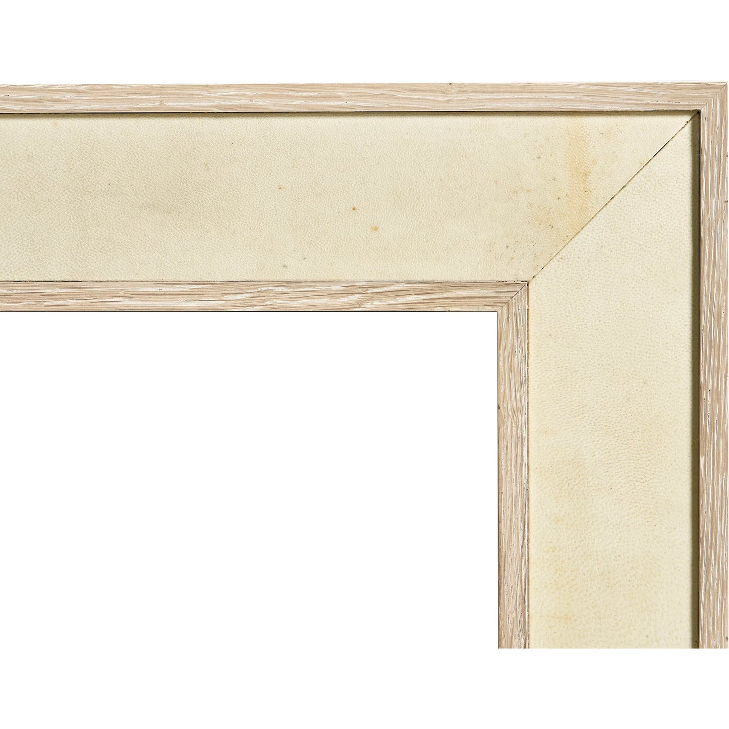 009 SI-2446825 | Closeup | Hydra Console Table by Jonathan Charles in parchment oak. Made from oak, oak veneer, brass, vellum in a transitional style.