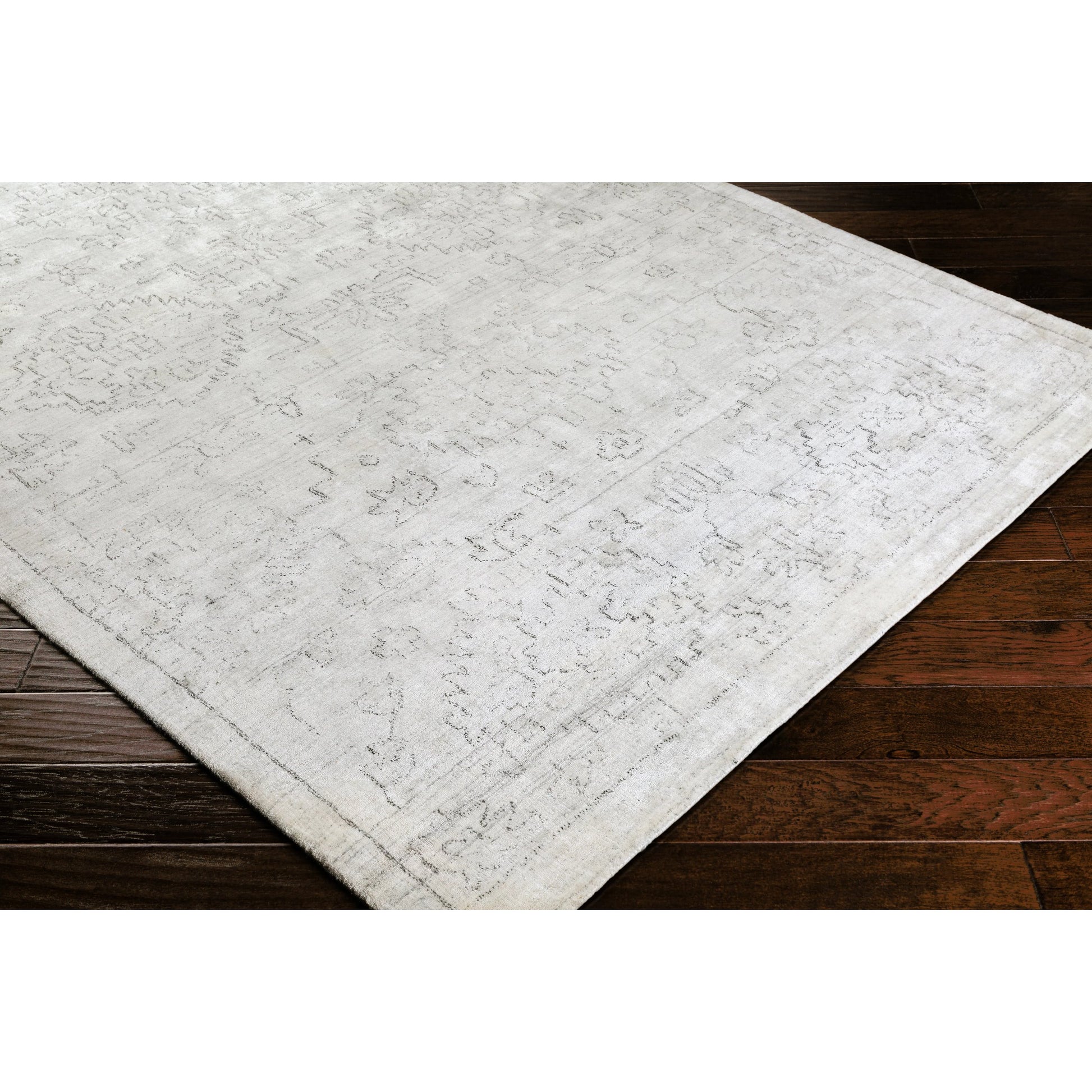 Hightower Rug - 20752 by Surya in white, black. Made from unique in a unique style.