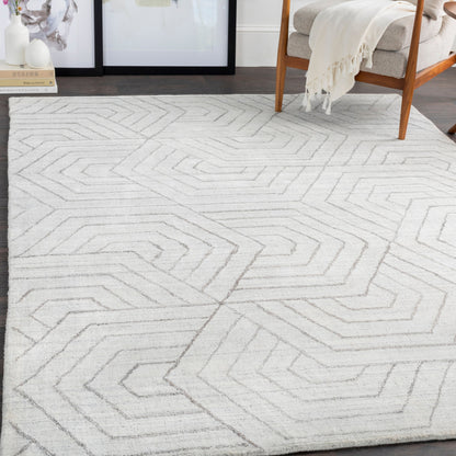 Hightower Rug - 23298 by Surya in ivory/beige. Made from unique in a unique style.