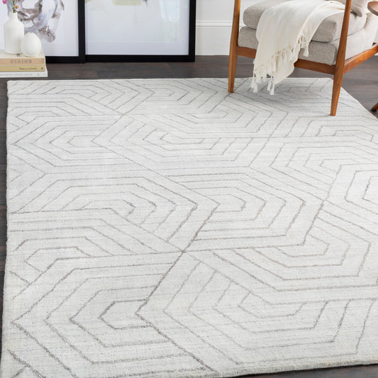 Hightower Rug - 23298 by Surya in ivory/beige. Made from unique in a unique style.