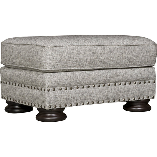 Foster Ottoman by Bernhardt in natural, mocha. Made from unique in a transitional style.