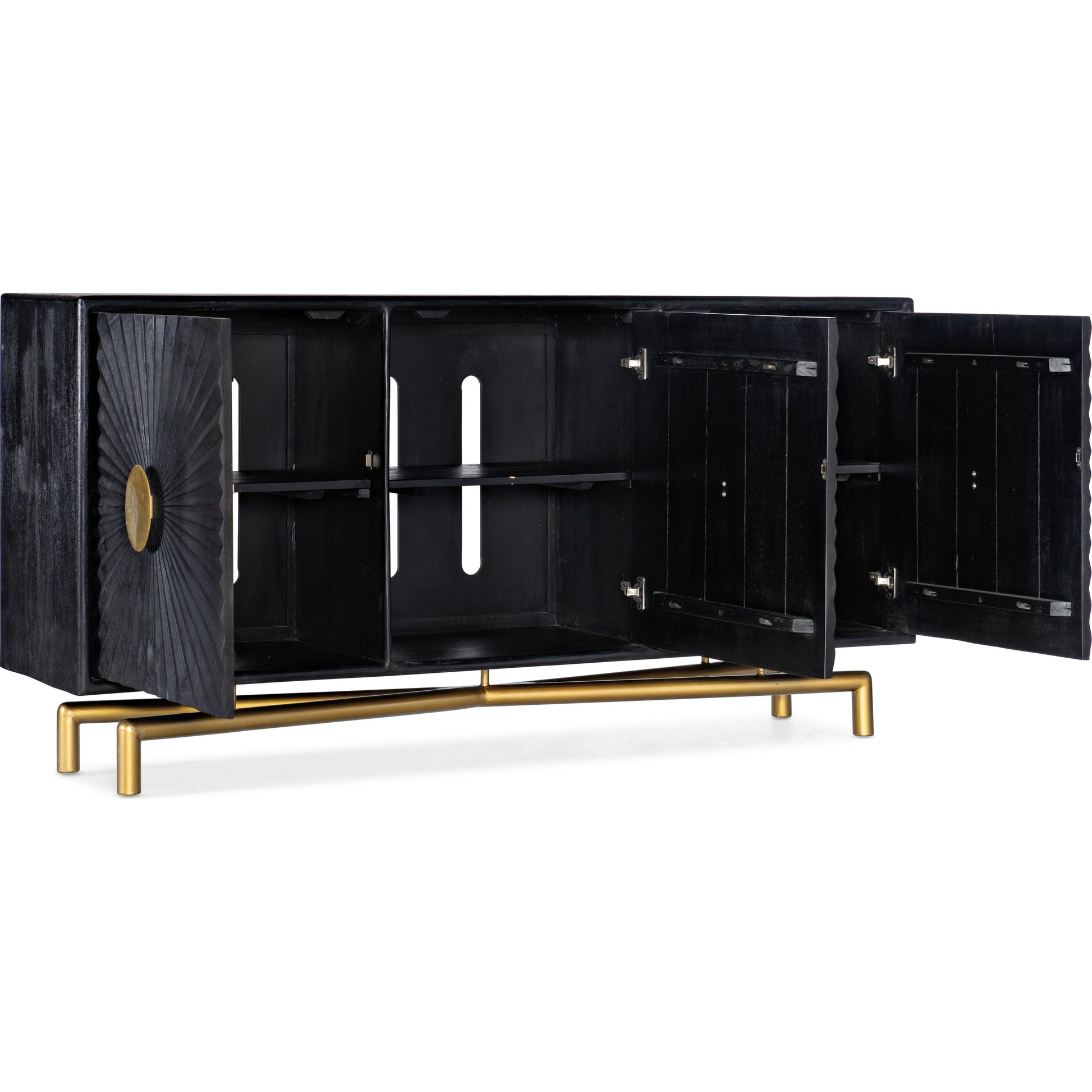 Pattern Entertainment Console by Hooker Furniture. Made from unique in a modern style.