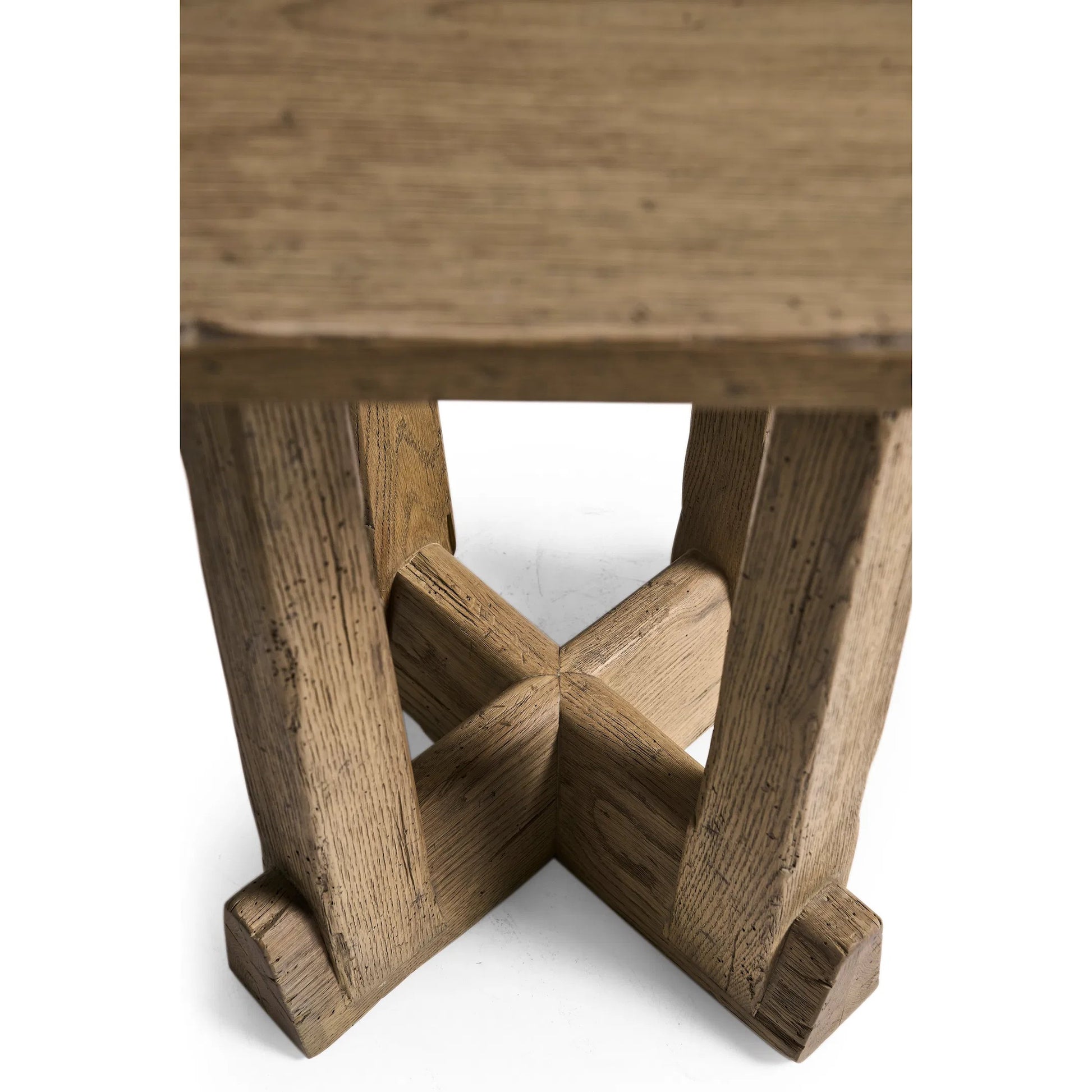Echo Canyon Square End Table by Jonathan Charles in faded oak. Made from main oak in a unique style.