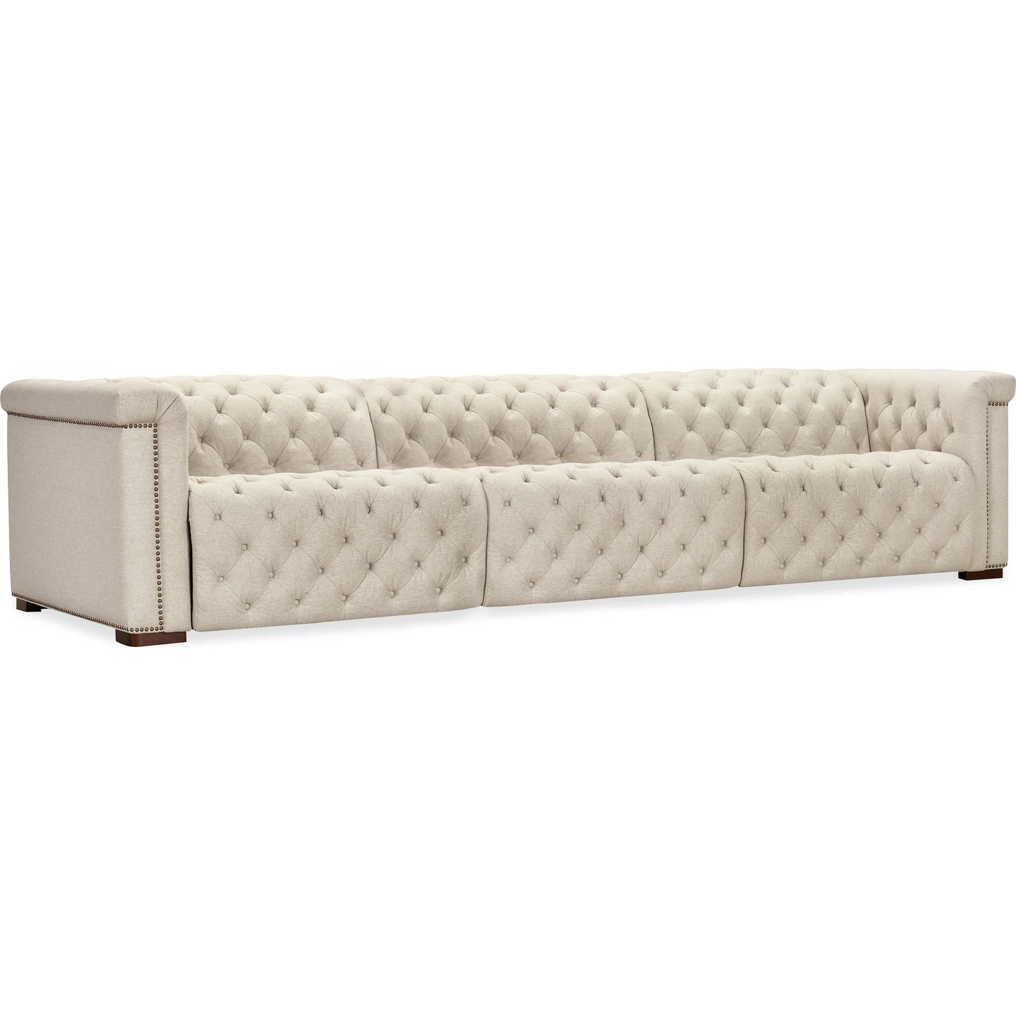 002 SI-2354042 | Primary Silo | Savion Deux 3 Seat Sofa with Two Power Recliners and Three Power Headrests by Hooker Furniture in dark wood. Made from unique in a traditional style.