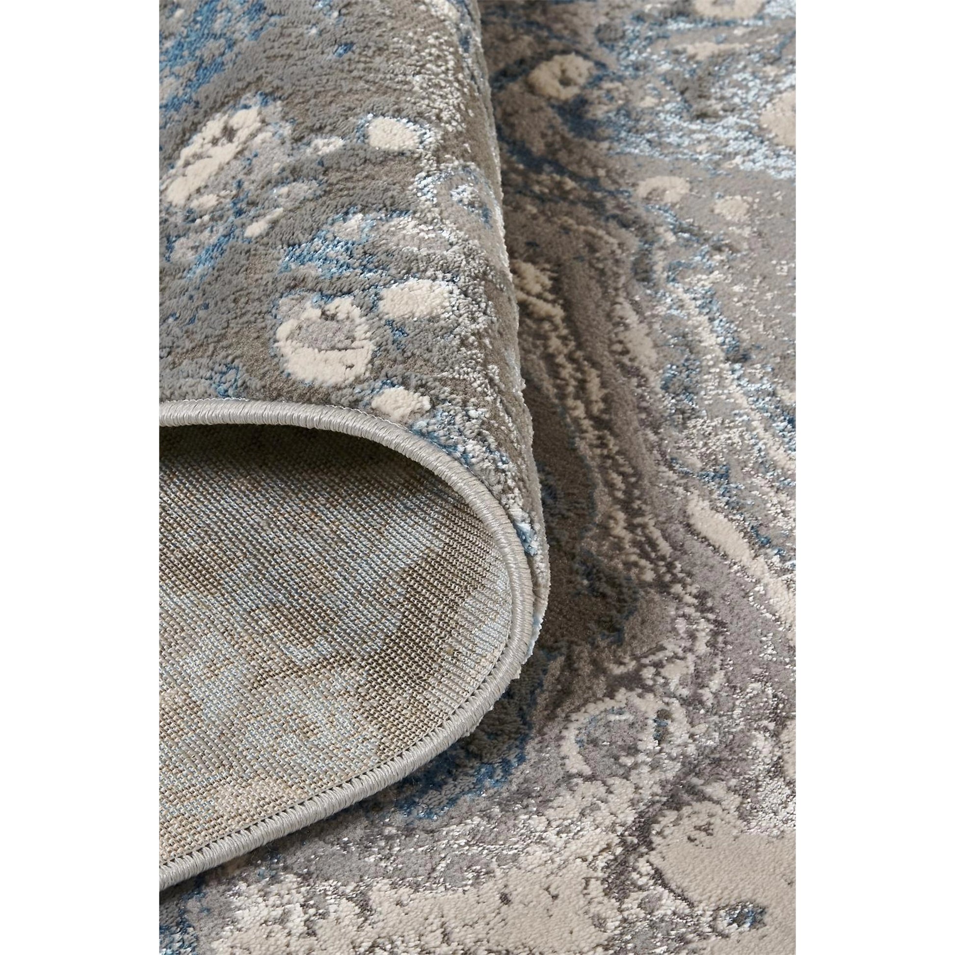 Azure Rug - 3405F by Feizy in ivory, gray, blue. Made from polyester, polypropylene in a unique style.