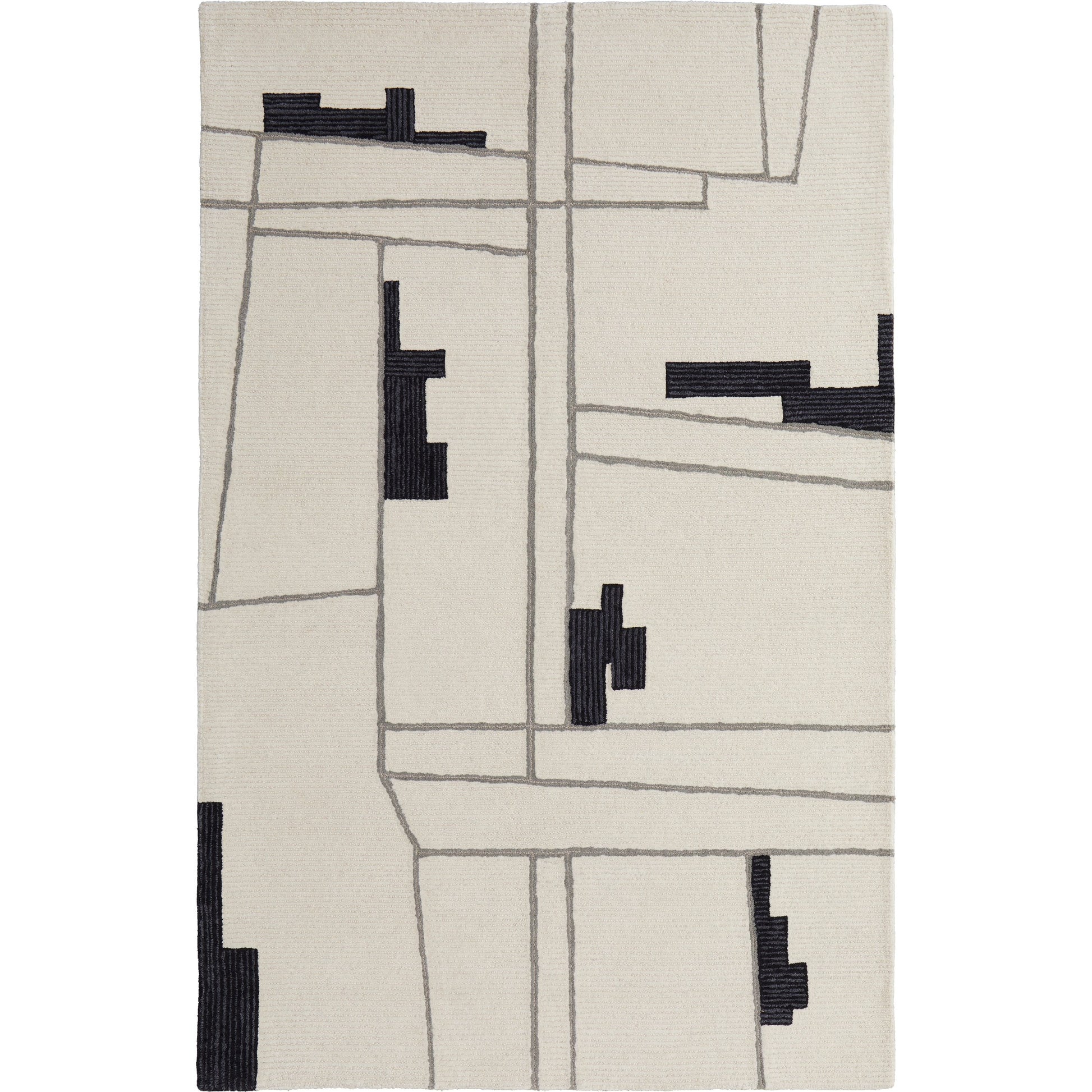 Maguire Transitional Rug - 8902F by Feizy in ivory, gray, taupe. Made from wool, nylon in a unique style.