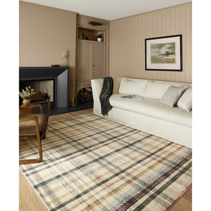 Humphrey HUM-02 Rug by Chris Loves Julia x Loloi in ivory, multi. Made from 100% polyester in a unique style.