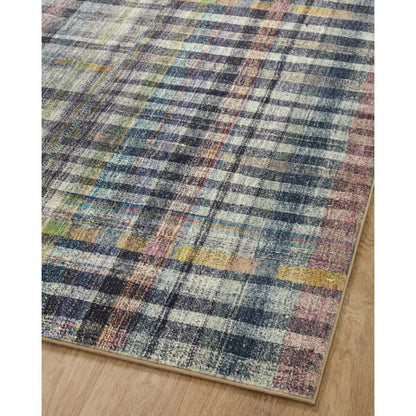 Humphrey HUM-04 Rug by Chris Loves Julia x Loloi in plum, multi. Made from 100% polyester in a unique style.