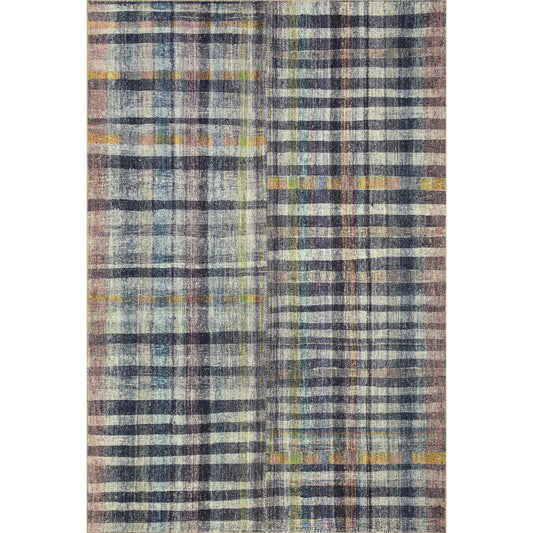 Humphrey HUM-04 Rug by Chris Loves Julia x Loloi in plum, multi. Made from 100% polyester in a unique style.