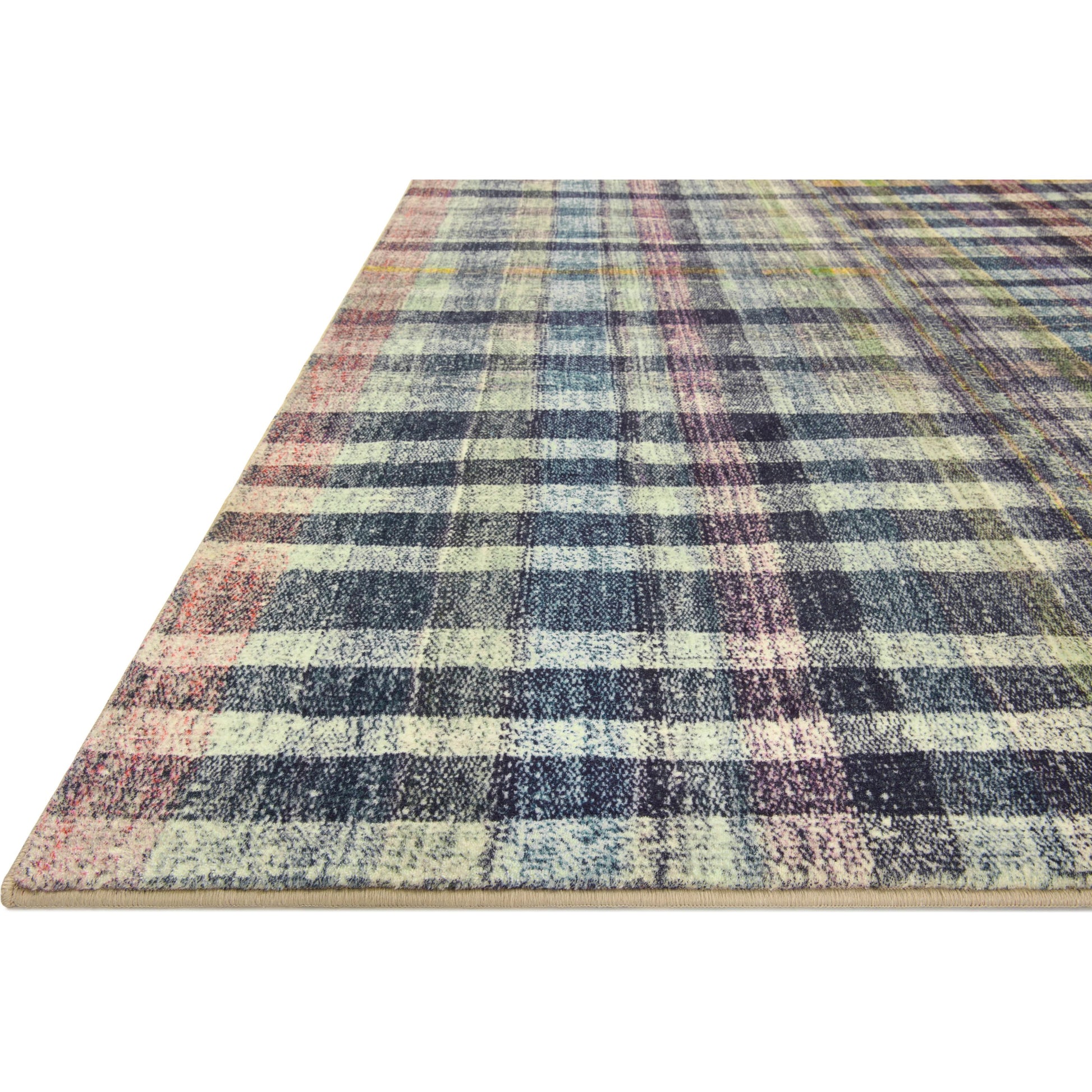 Humphrey HUM-04 Rug by Chris Loves Julia x Loloi in plum, multi. Made from 100% polyester in a unique style.