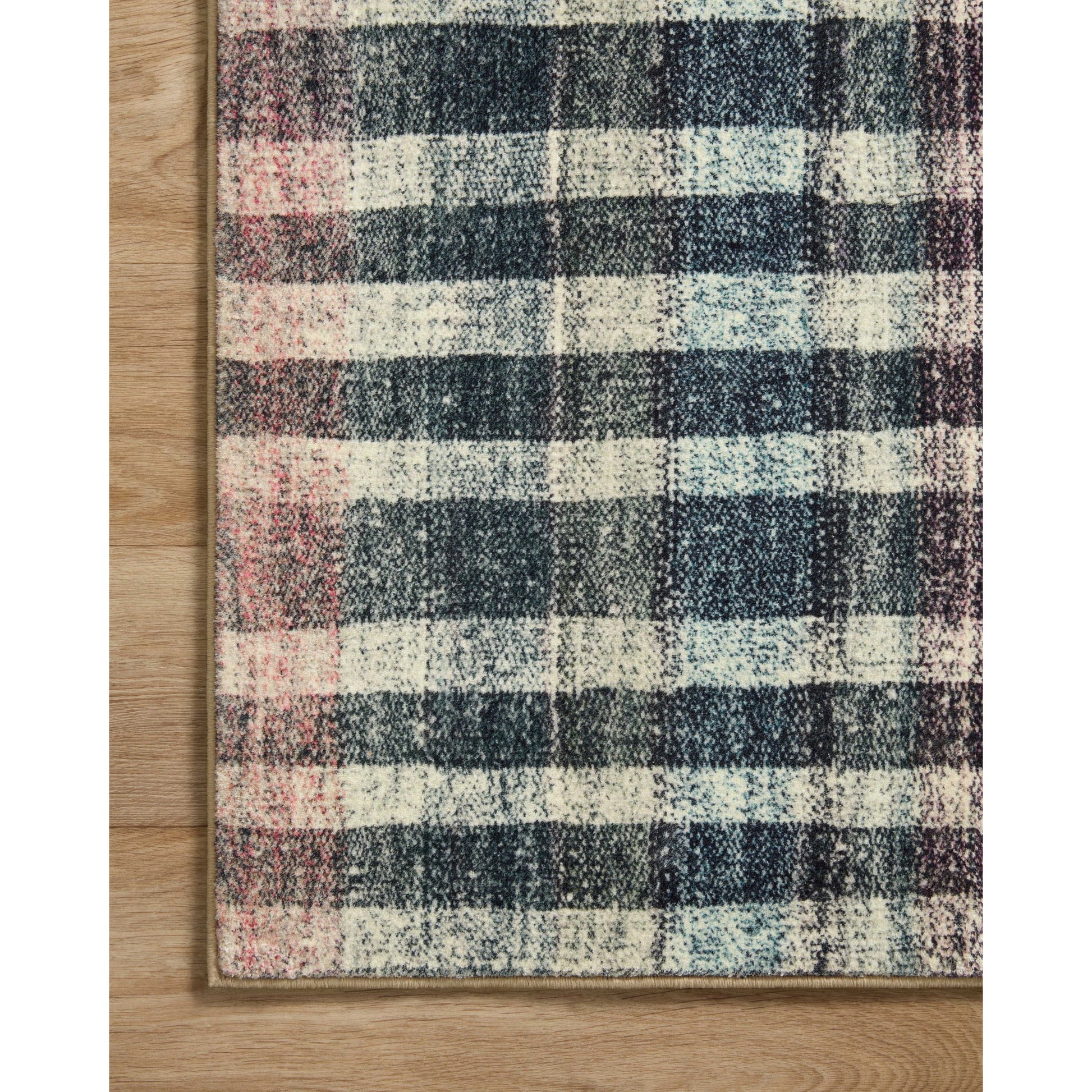 Humphrey HUM-04 Rug by Chris Loves Julia x Loloi in plum, multi. Made from 100% polyester in a unique style.