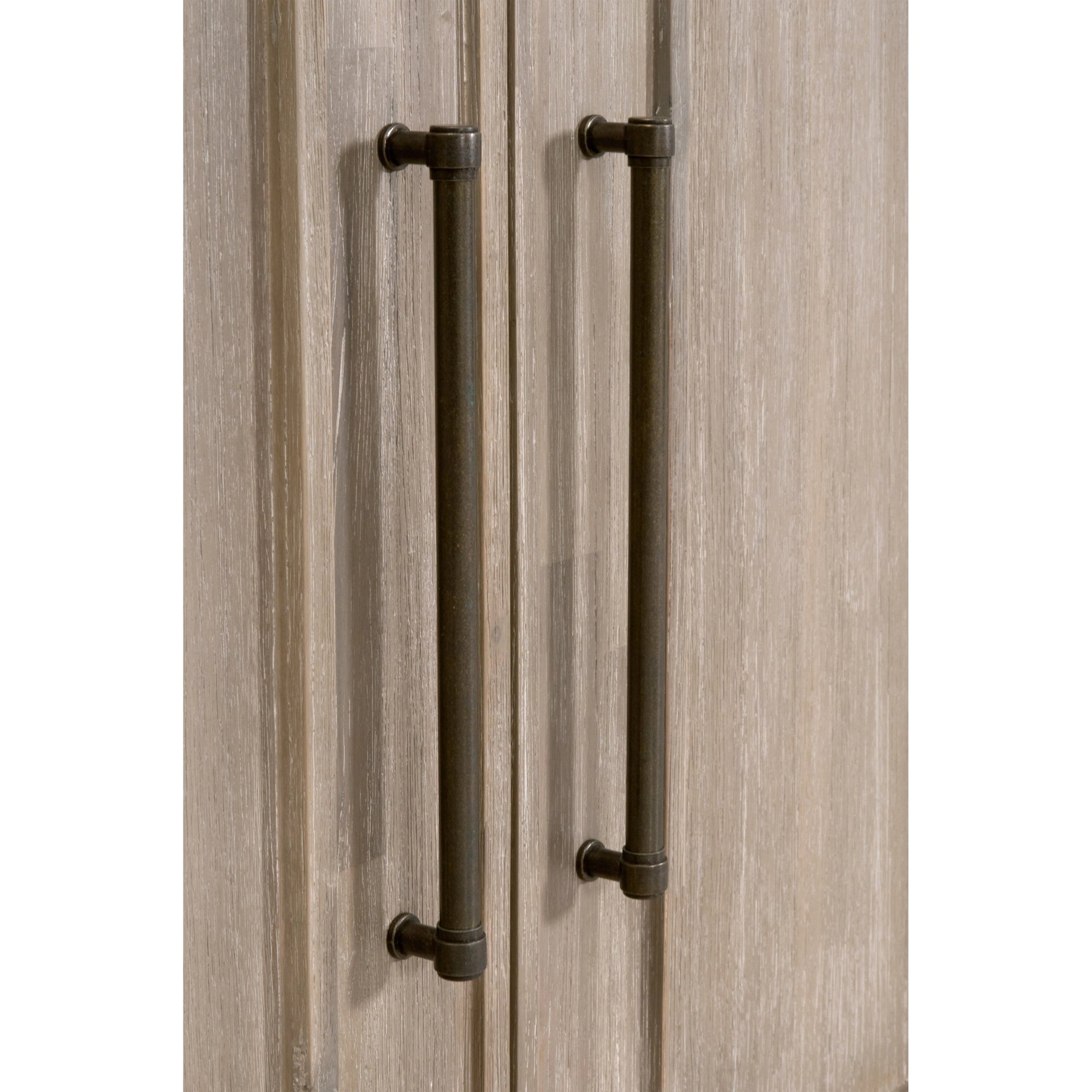 Hunter Media Sideboard by Essentials For Living in natural gray acacia. Made from solid acacia wood, acacia veneer, mdf in a transitional style.