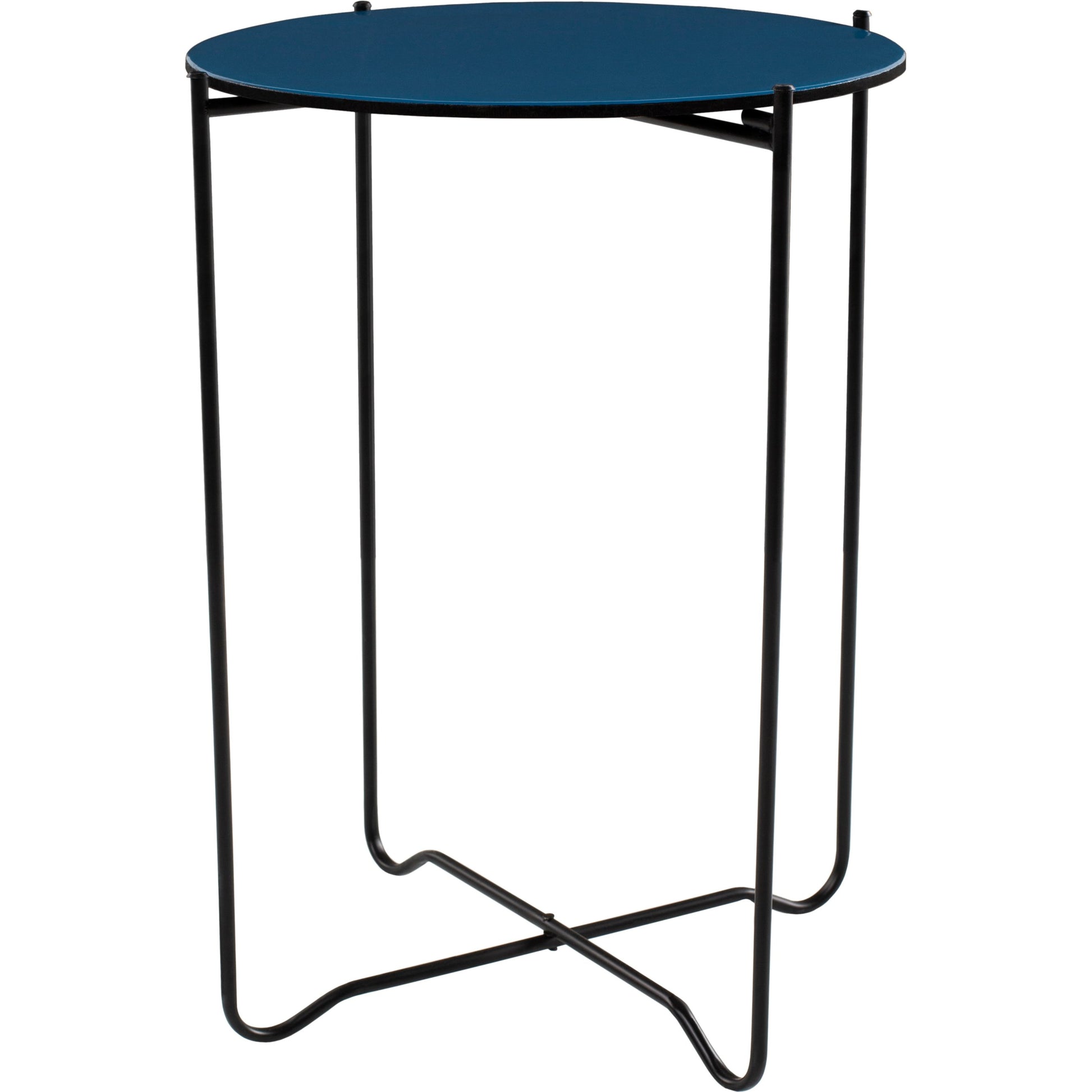 Hues - 24179 by Surya in black, pink and powder coated, glossy. Made from top: manufactured wood, base: metal in a modern style.