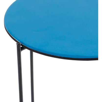 Hues - 24179 by Surya in black, pink and powder coated, glossy. Made from top: manufactured wood, base: metal in a modern style.