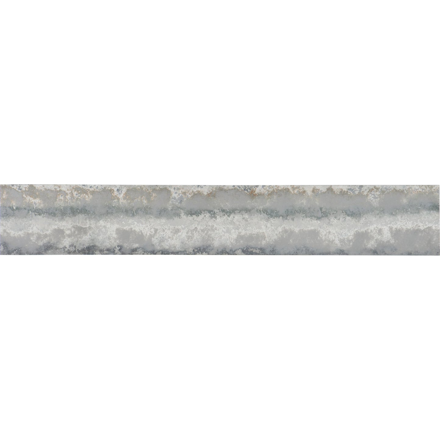 002 SI-1748239 | Additional Silo | Lapilli Console Table by Hooker Furniture in distressed metallic silver. Made from metal, stone veneer in a transitional style.