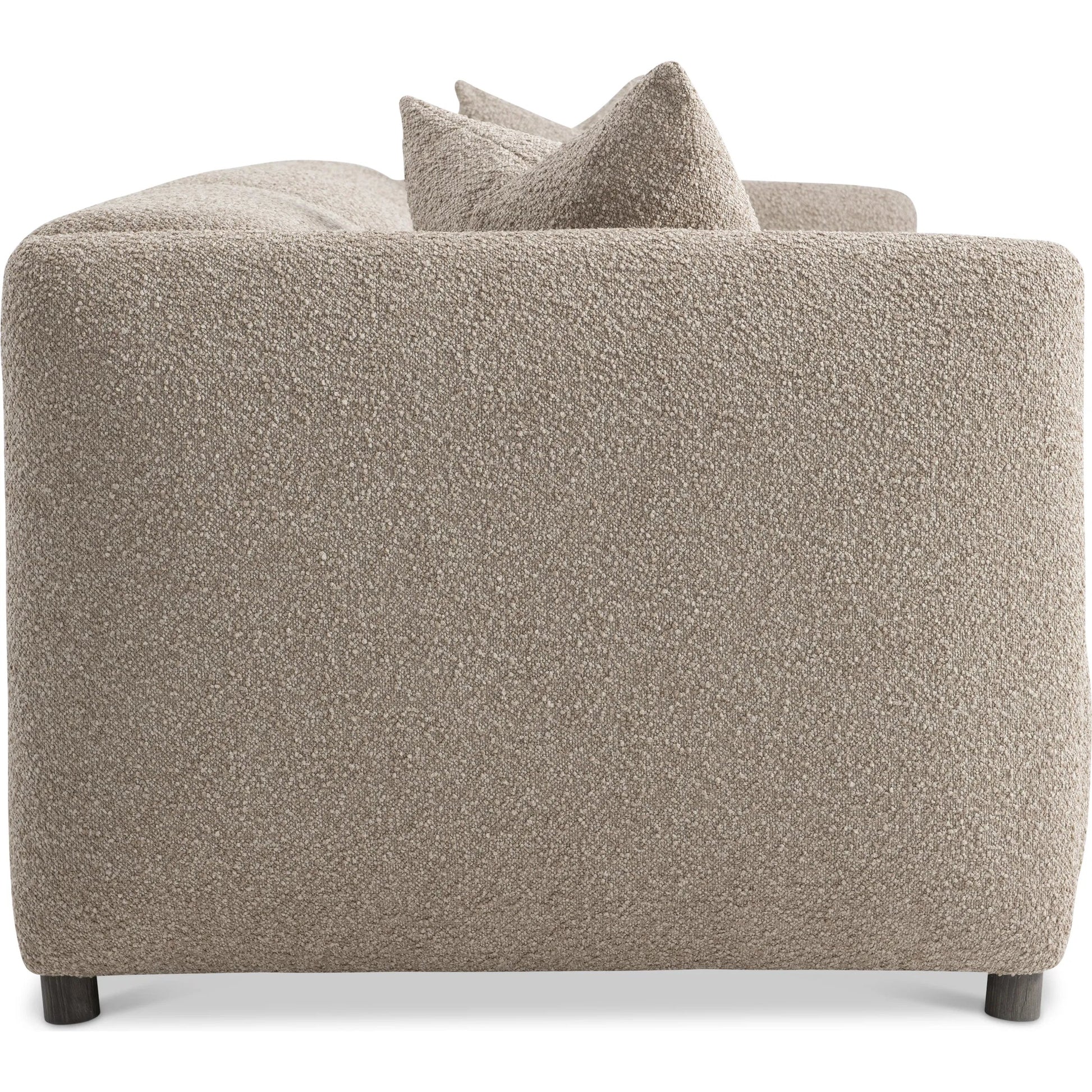 Luc Fabric Power Motion Sofa by Bernhardt in brown. Made from fabric in a transitional style.