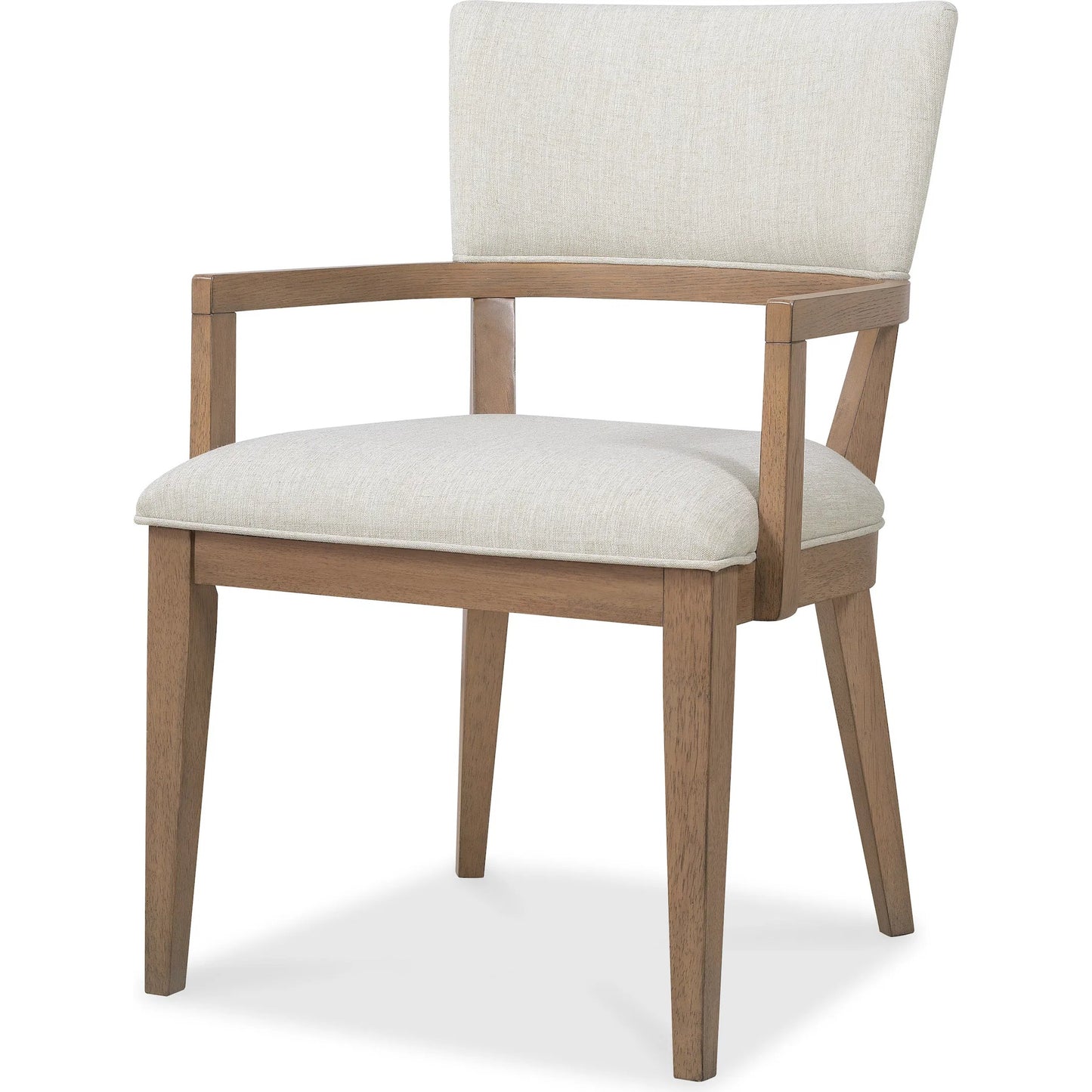 003 SI-2250682 | Additional Silo | Sonnet Upholstered Dining Chair by Hooker Furniture in beige and wren. Made from 92% polyester, 8% linen in a transitional style.
