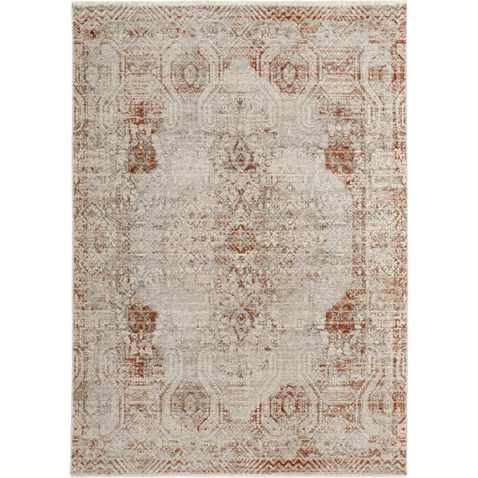 Kaia Transitional Rug - 39GKF by Feizy in tan, ivory, orange. Made from unique in a unique style.
