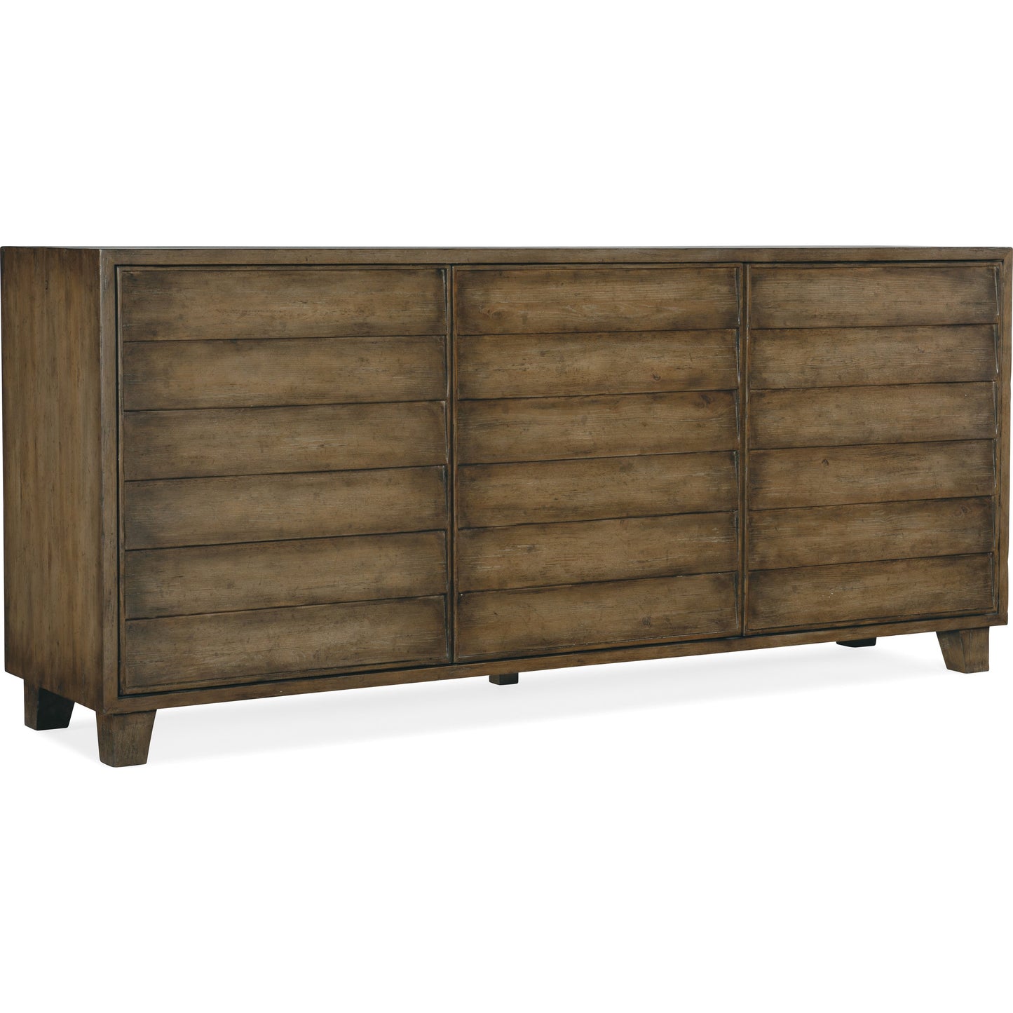001 SI-1749792 | Primary Silo | Sundance Buffet by Hooker Furniture in cliffside. Made from quartered pine, maple veneers, solid-wood edge top in a transitional style.