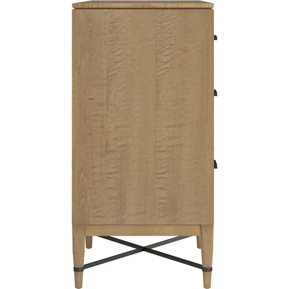 Loft Reeded Dresser by A.R.T. Furniture in natural maple. Made from poplar, rubberwood in a transitional style.