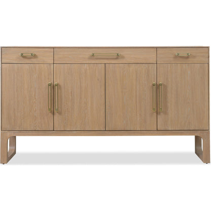 Banyon Bay Buffet by Hooker Furniture in light wood. Made from unique in a transitional style.