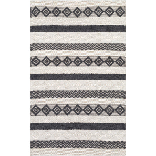 Hygge Rug - 23226 by Surya in charcoal, white. Made from 100% wool in a unique style.
