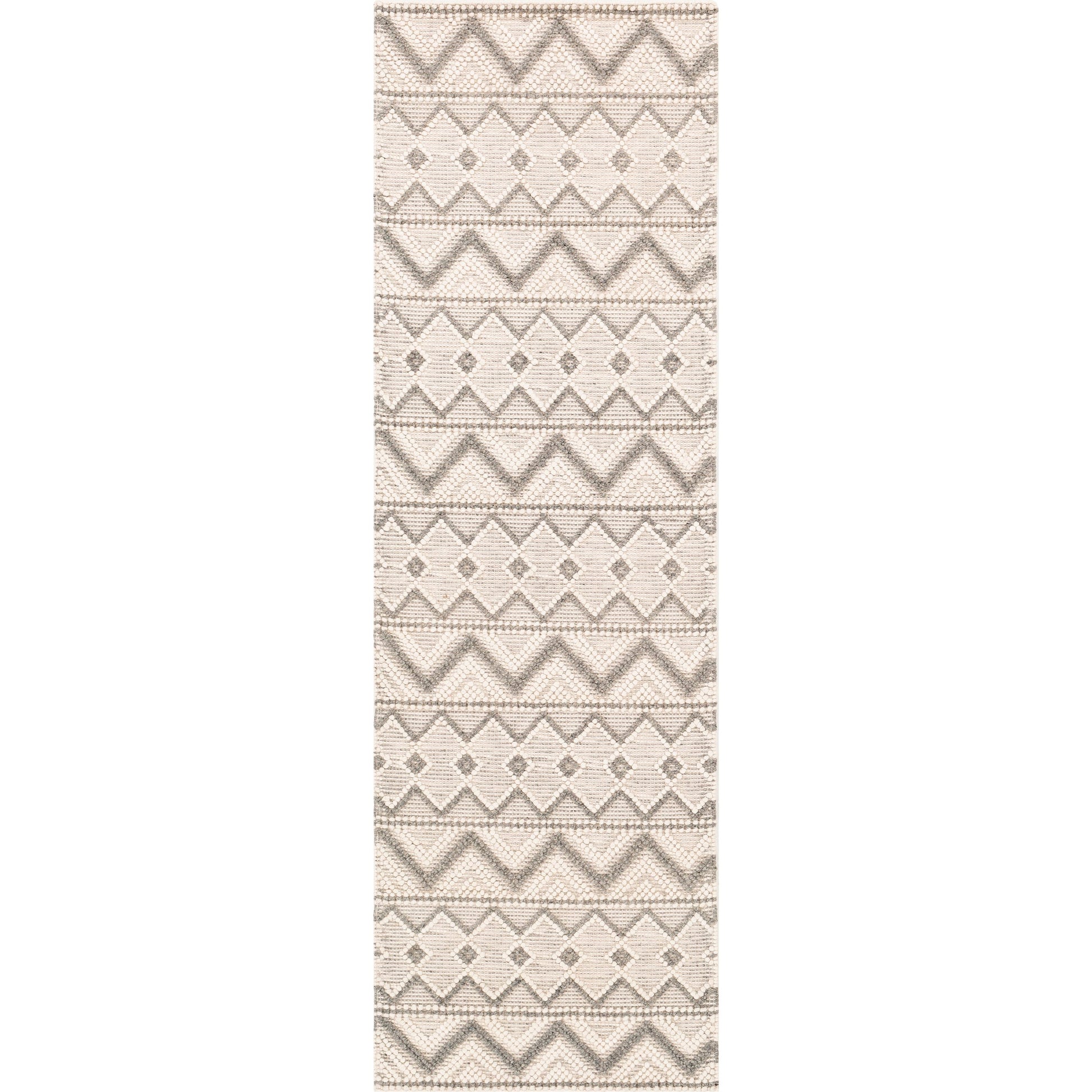 Hygge Rug - 23578 by Livabliss in cream, gray. Made from 100% wool in a unique style.