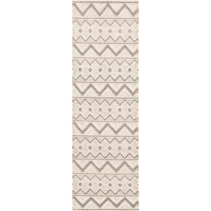 Hygge Rug - 23578 by Livabliss in cream, gray. Made from 100% wool in a unique style.