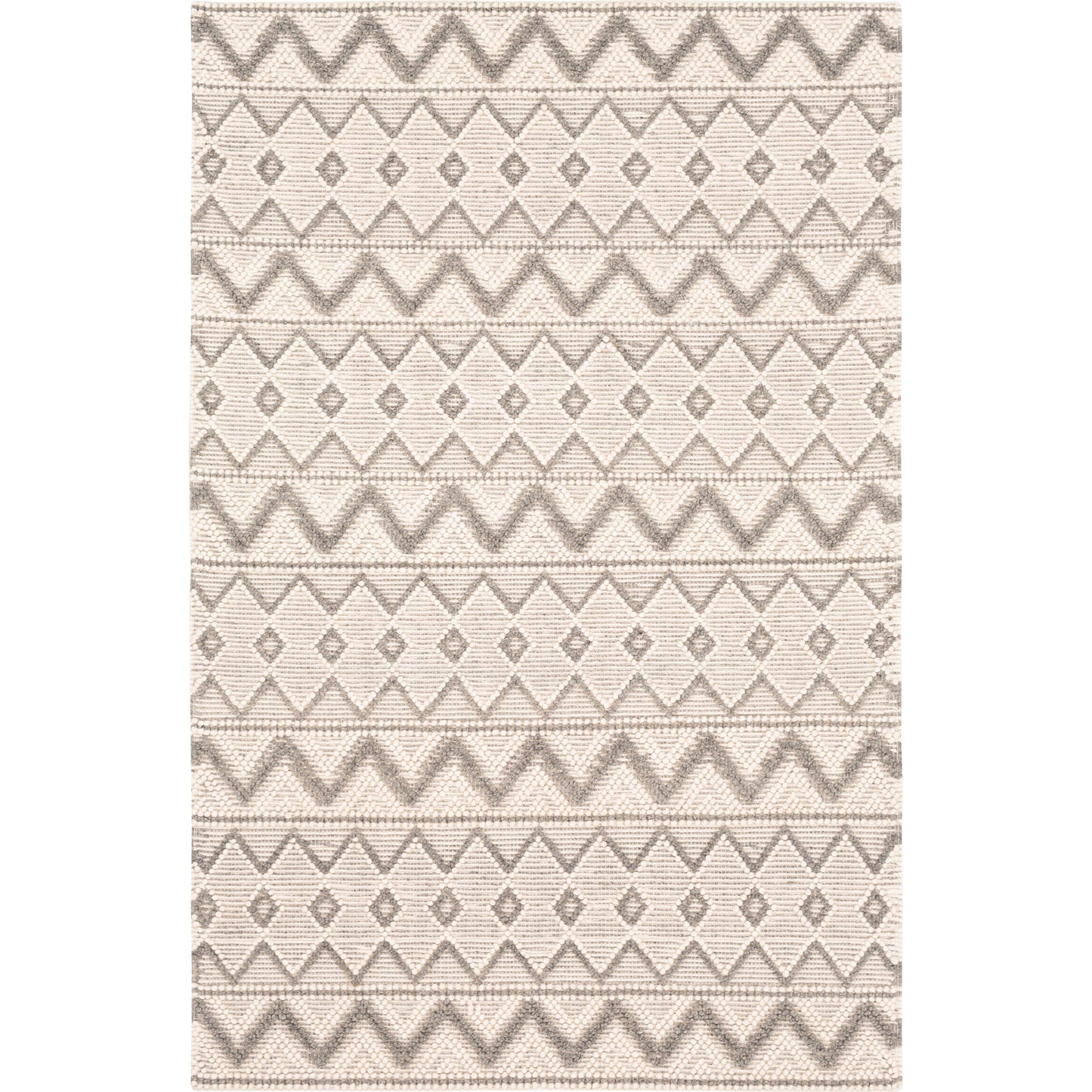 000 SR-754868,SR-754869 | Primary Silo | Hygge HYG-2304 Rug by Livabliss in cream, gray. Made from 100% wool in a unique style.