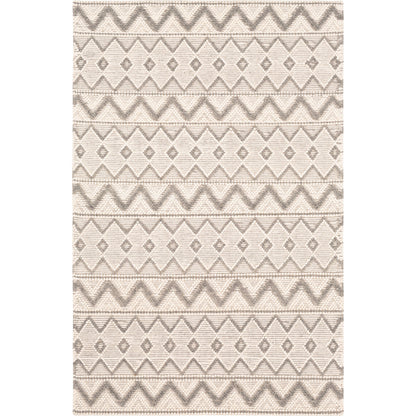 Hygge Rug - 23578 by Livabliss in cream, gray. Made from 100% wool in a unique style.