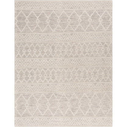 Hygge Rug - 23579 by Livabliss in charcoal, white. Made from 100% wool in a unique style.