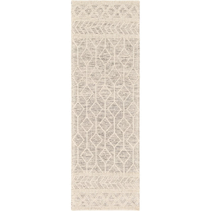 Hygge Rug - 23581 by Livabliss in black, white. Made from 100% wool in a unique style.
