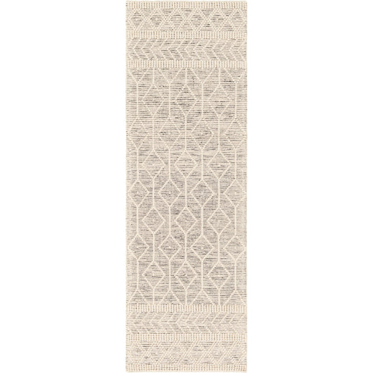 Hygge Rug - 23581 by Livabliss in black, white. Made from 100% wool in a unique style.