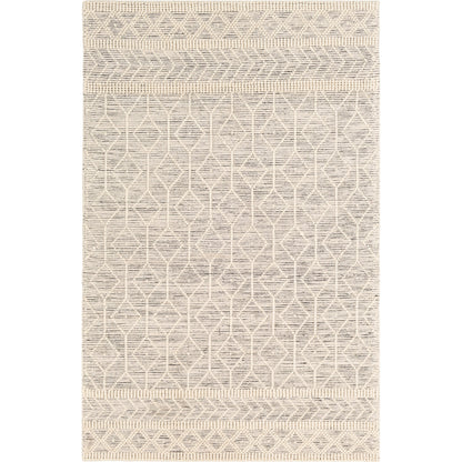 Hygge Rug - 23581 by Livabliss in black, white. Made from 100% wool in a unique style.
