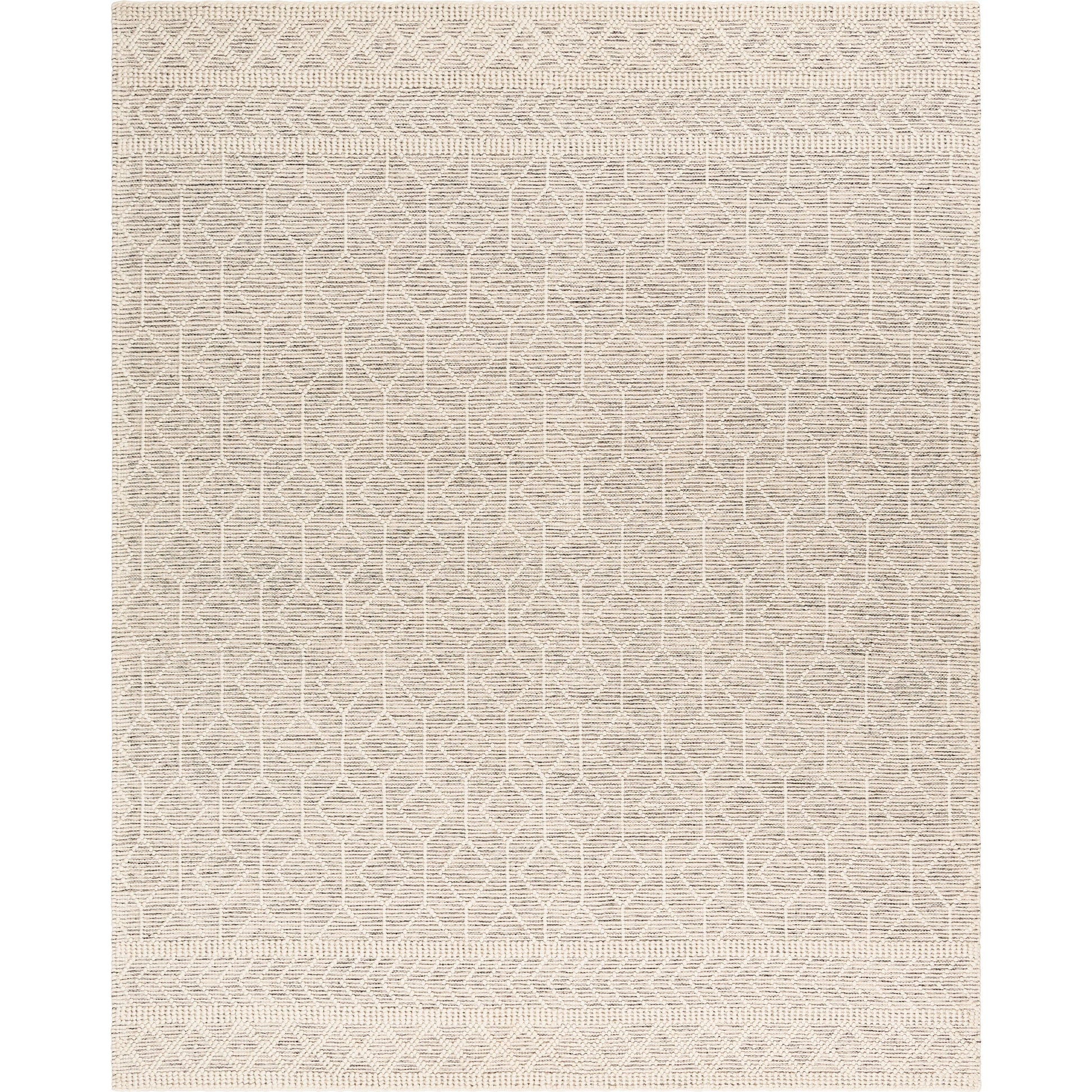 Hygge Rug - 23581 by Livabliss in black, white. Made from 100% wool in a unique style.