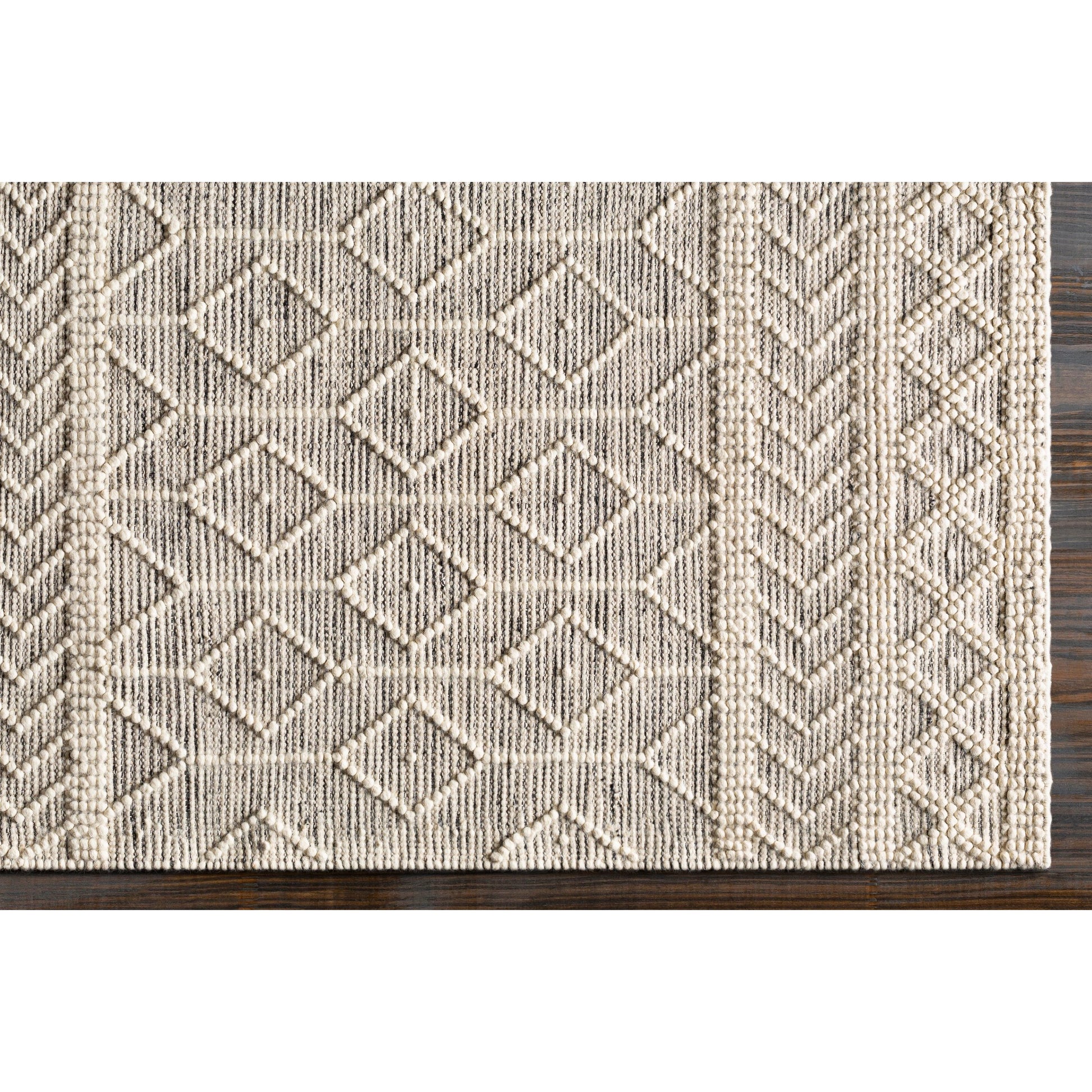 Hygge Rug - 23581 by Livabliss in black, white. Made from 100% wool in a unique style.