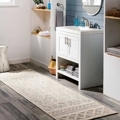 Hygge Rug - 23581 by Livabliss in black, white. Made from 100% wool in a unique style.